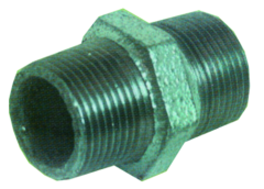 Doppelnippel verzinkt 1 1/2" 