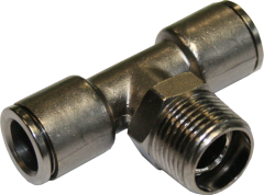 Steckanschluss T-Stück 1/4"" AG - 2 x 6 mm