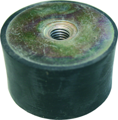 Gummischwingelement M 10 Durchm. 50 mm, Höhe 30 mm,2xIG