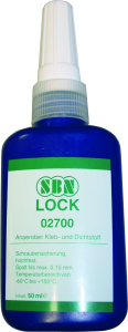 Lock-Dichtmittel 50 ml. Abnahme 1 Karton = 12 x 50 ml.