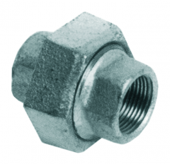 Rohrverschraubung verz. 1" 