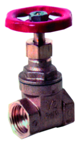 Muffenschieber 3/4" Durchgangsventil mit